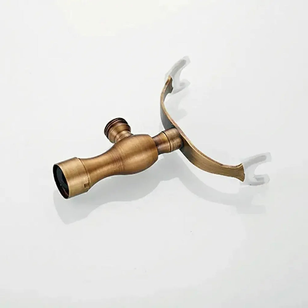 Duscharmatur – Antik Messing – Wandmontage 30cm