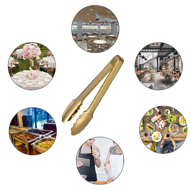 Edelstahl-Nahrungszange - Ergonomischer Griff für Verschiedene Einsätze