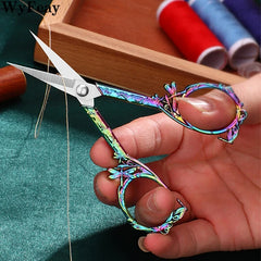 Edelstahl-Schere – Vintage Libellendesign – 12cm