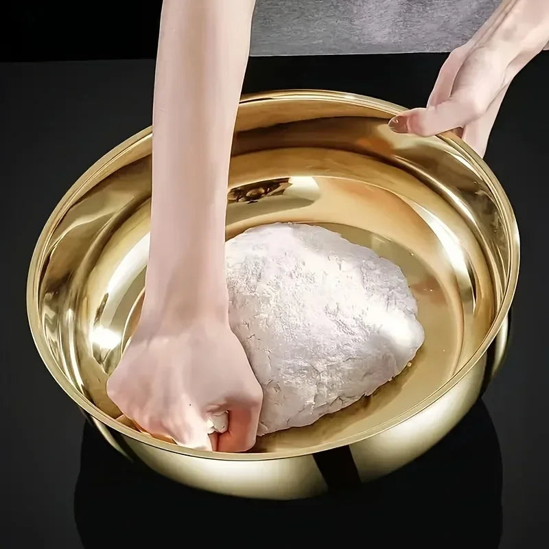 Edelstahl-Schüssel – Rundes Design – Leicht zu Reinigen