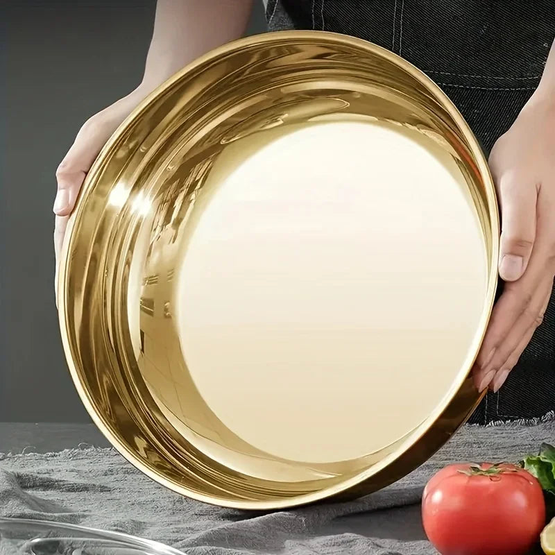 Edelstahl-Schüssel – Rundes Design – Leicht zu Reinigen