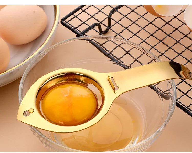 Eidottertrenner – Edelstahl – 17x7cm