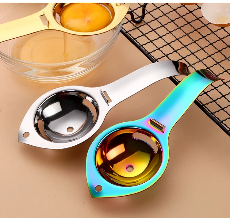 Eidottertrenner – Edelstahl – 17x7cm