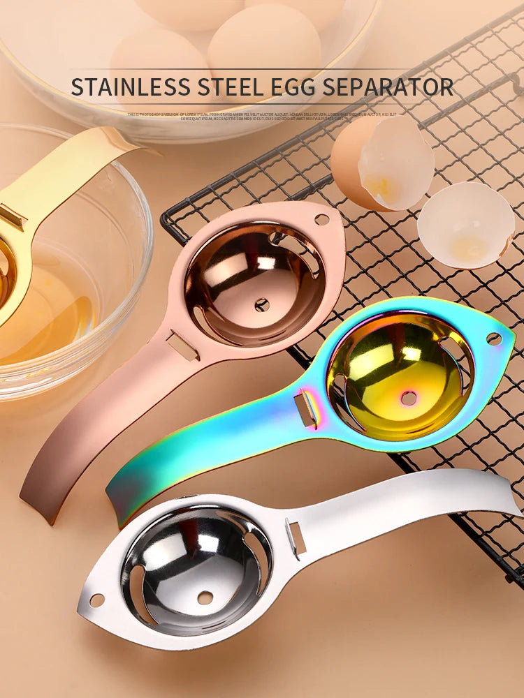 Eidottertrenner – Edelstahl – 17x7cm