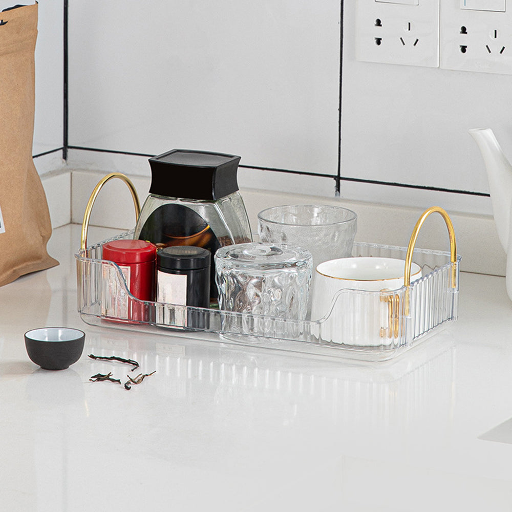 Elegante Aufbewahrungsbox – Klare Optik – Badezimmer Must-have