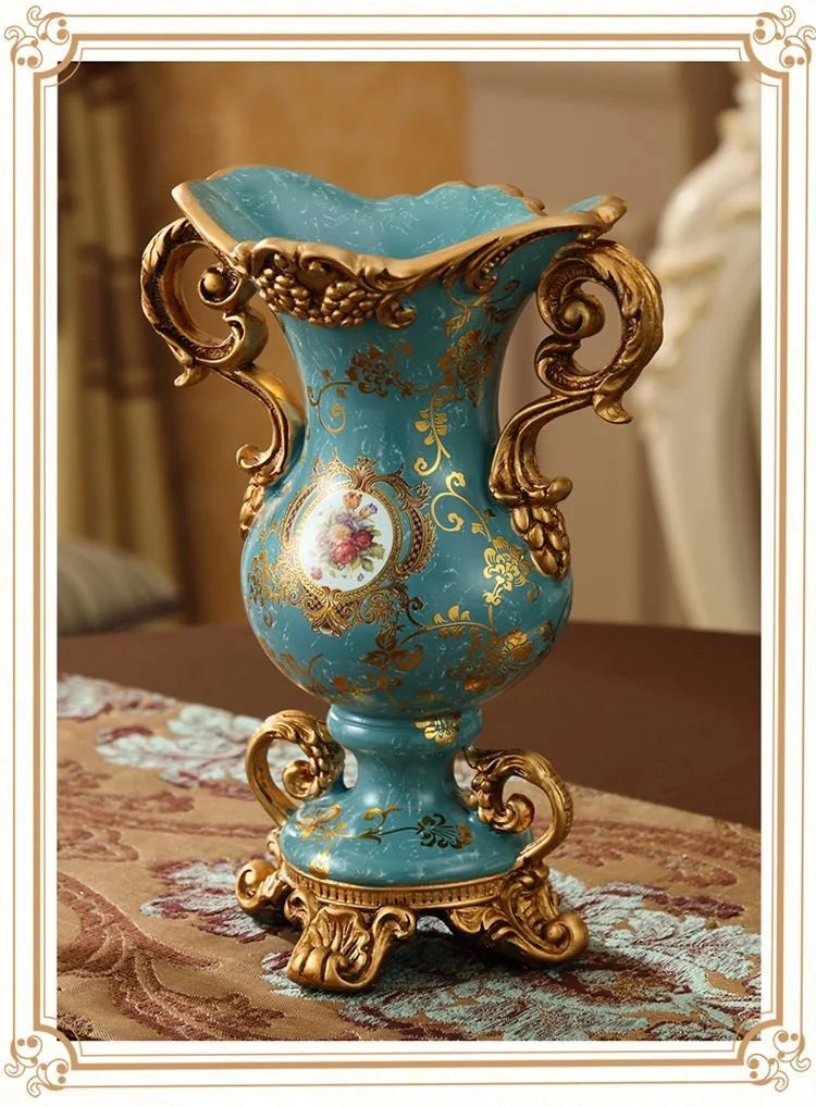 europäische keramikvase 30x20 cm in stereoskopischem design