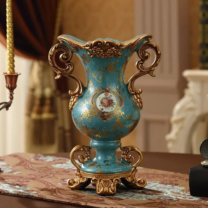 europäische keramikvase 30x20 cm im wohnzimmer stil a