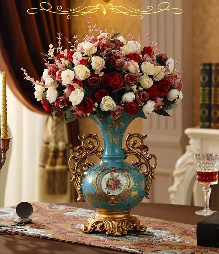 europäische Harzvase in Farbe A, 30x20 cm, für Wohnzimmer