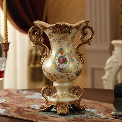 Europäische Harzvase in Farbe A, 30x20 cm, geeignet für Wohnzimmerdekoration