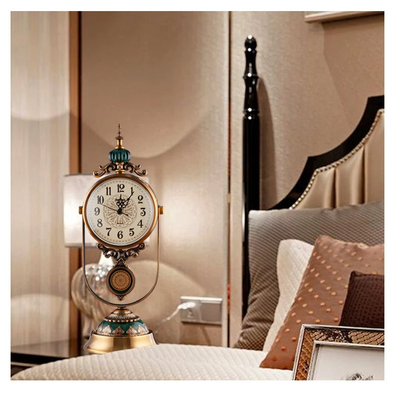 Europäische Uhr – Metall-Design – Ideal für Wohnräume