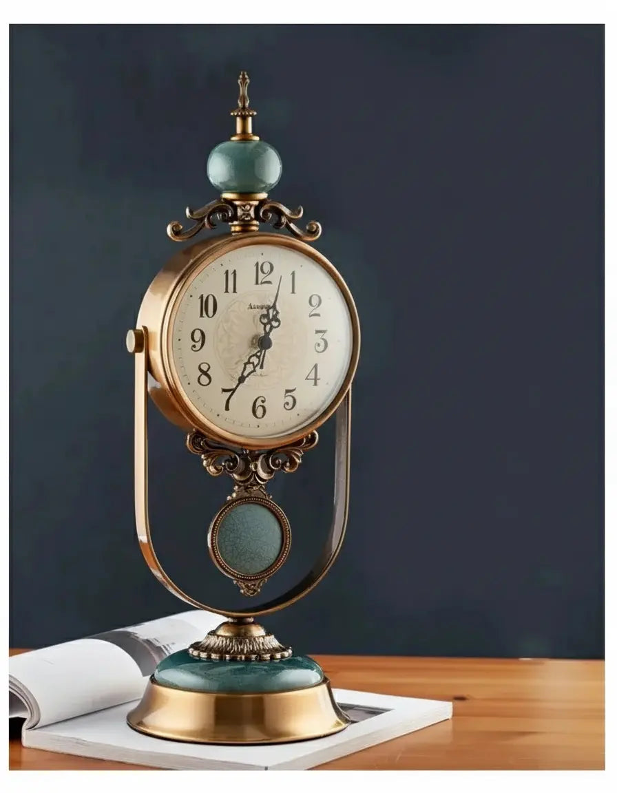 Europäische Uhr – Metall-Design – Ideal für Wohnräume