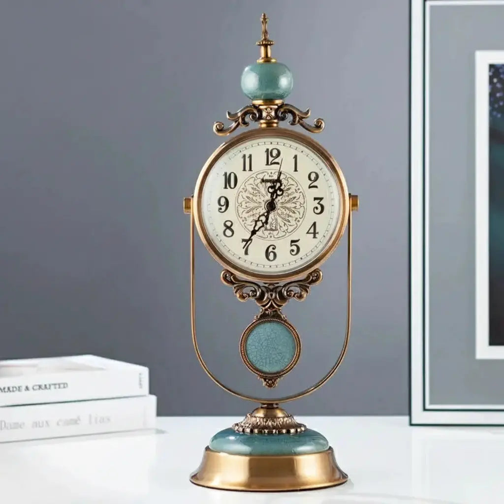 Europäische Uhr – Metall-Design – Ideal für Wohnräume