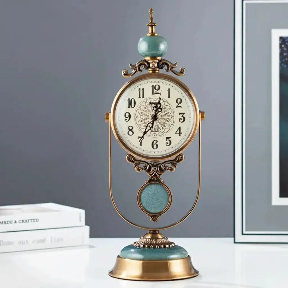 Europäische Uhr – Metall-Design – Ideal für Wohnräume