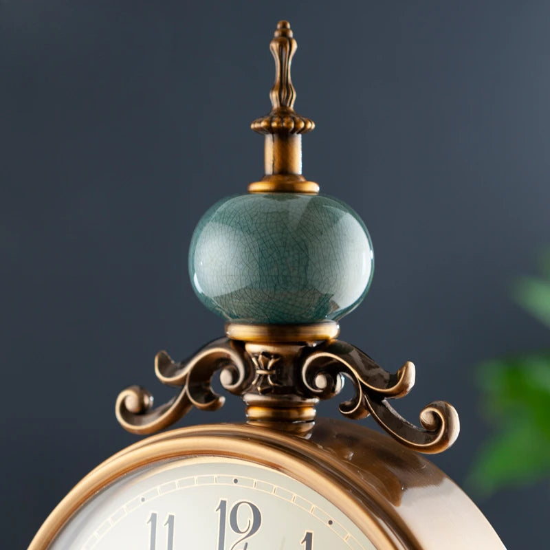 Europäische Uhr – Metall-Design – Ideal für Wohnräume