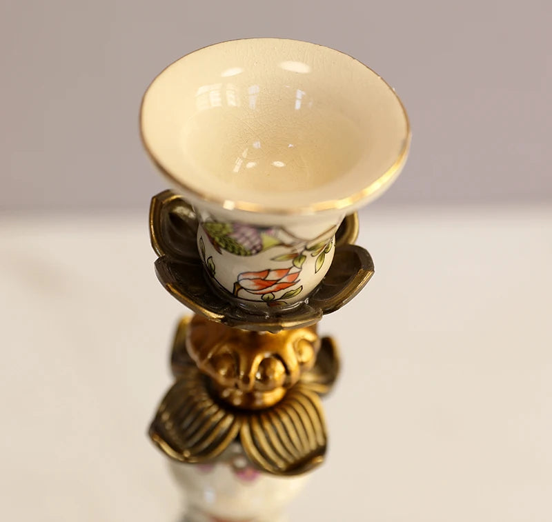 Europäische Uhr – Retro Keramik Design – Wohndekoration