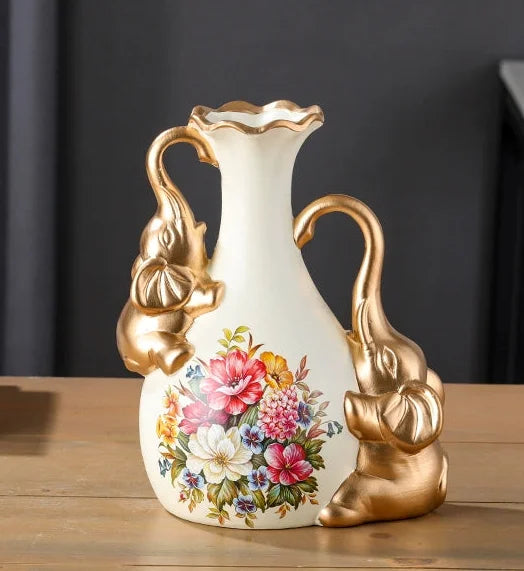 weisse keramik vases in europäischem stil ideal für wohnzimmer