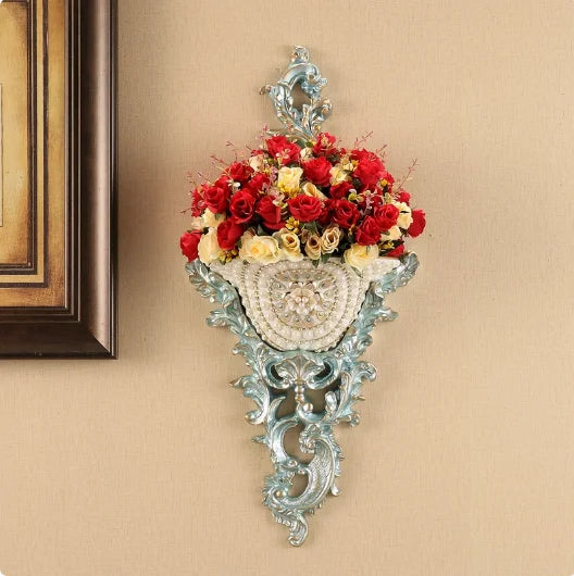 Europäische Wandvase – Resindeko für Hotels