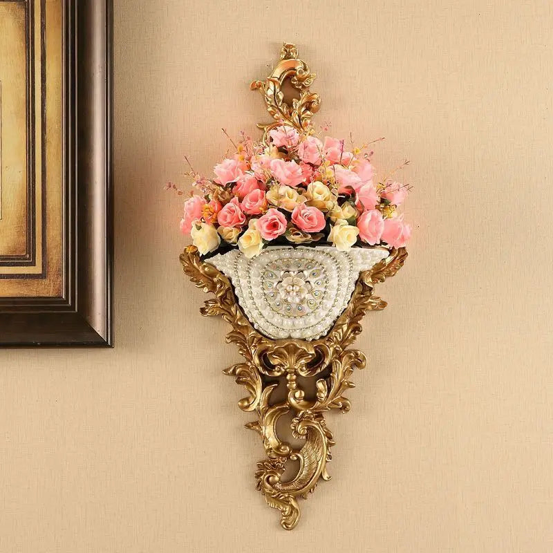 Europäische Wandvase – Resindeko für Hotels