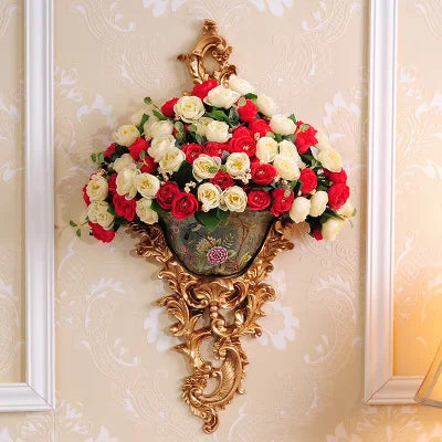 Europäische Wandvase – Resindeko für Hotels