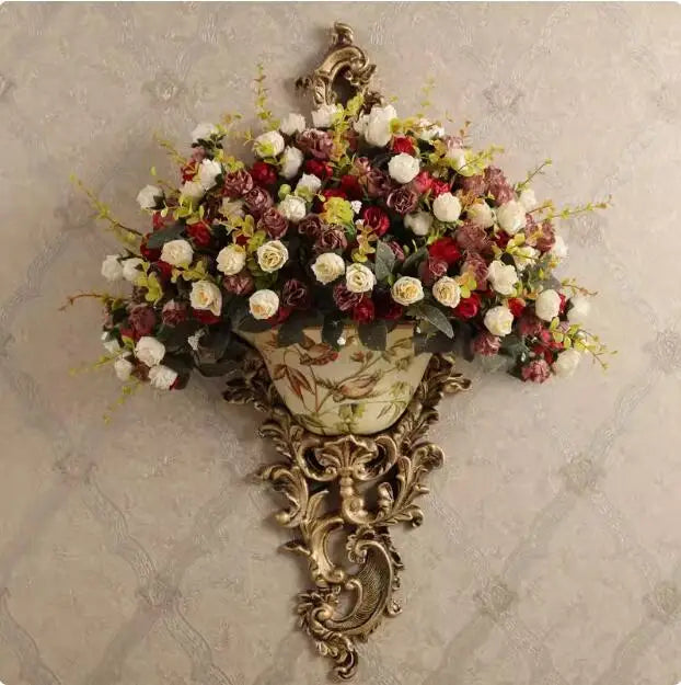 Europäische Wandvase – Resindeko für Hotels