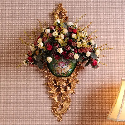 Europäische Wandvase – Resindeko für Hotels