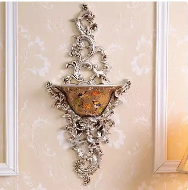 Europäische Wandvase – Resindeko für Hotels