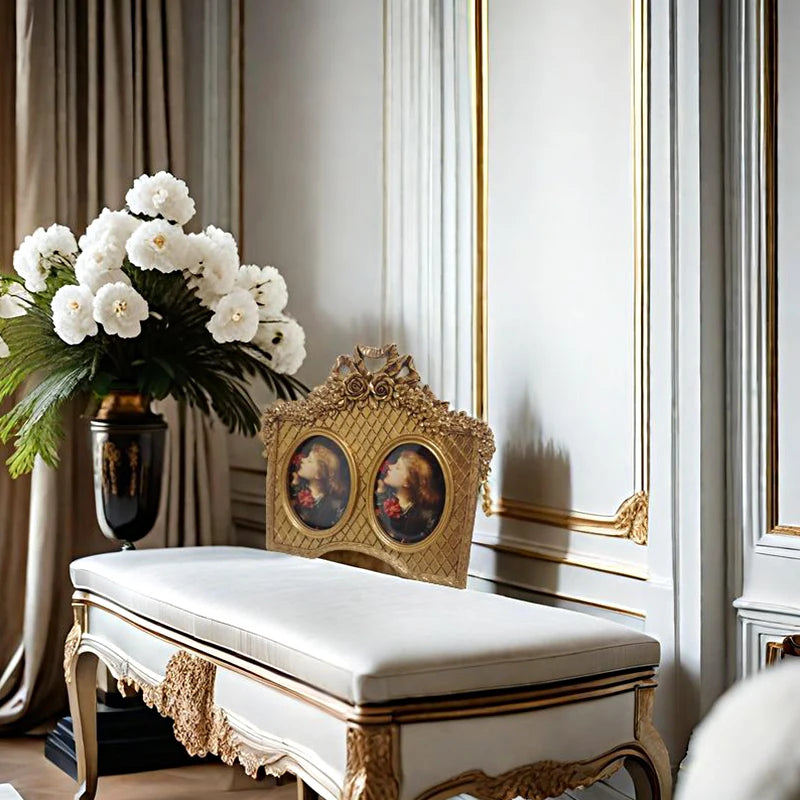 Europäischer Rahmen – Retro-Design aus Harz – Wanddeko