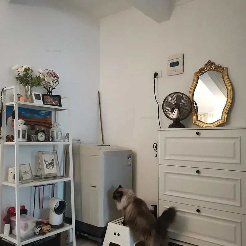 Europäischer Retro Spiegel – Hochdichteplatte – 60x40cm Luxus