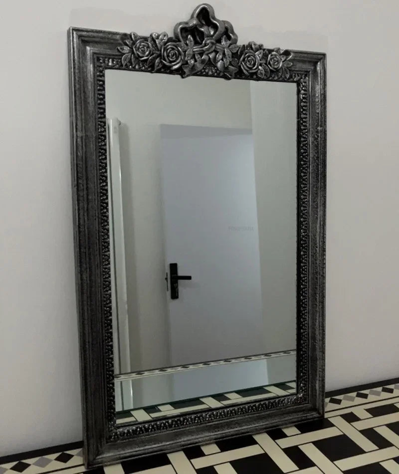 Europäischer Retro Spiegel – Hochdichteplatte – 60x40cm Luxus