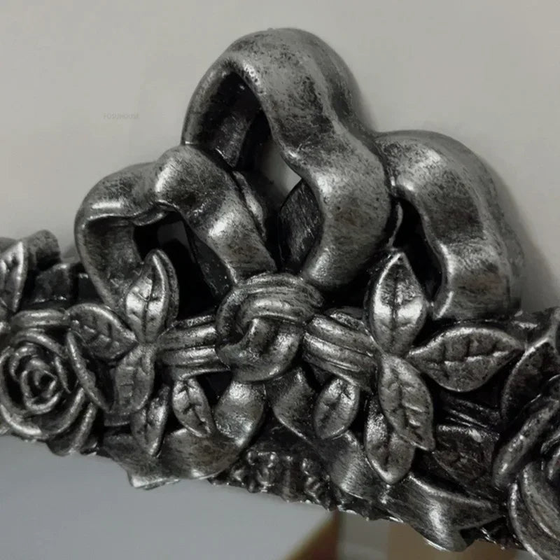 Europäischer Retro Spiegel – Hochdichteplatte – 60x40cm Luxus