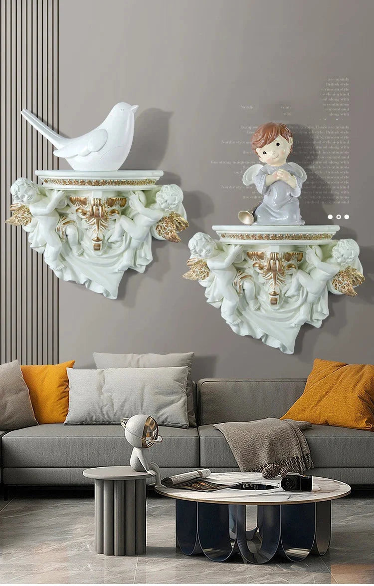 Europäisches Regal aus Harz – 3D Aufkleber Design
