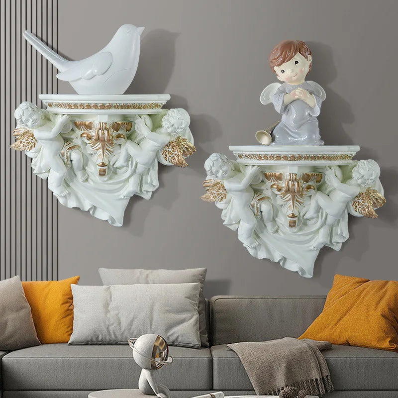 Europäisches Regal aus Harz – 3D Aufkleber Design