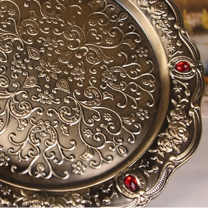 Europäisches Weinset – Vintage-Legierungsdesign – Wohnzimmer