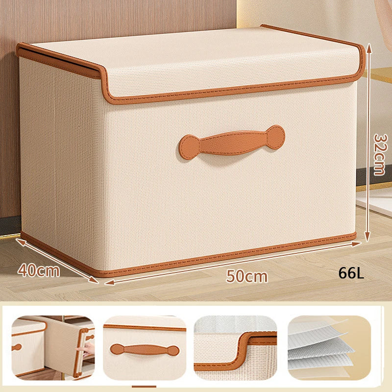 Faltbare Aufbewahrungsbox – Kationischer Stoff – Perfekt fürs Schlafzimmer