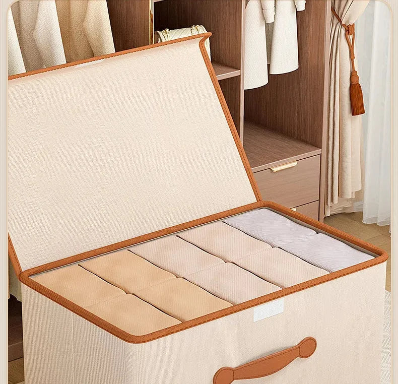 Faltbare Aufbewahrungsbox – Kationischer Stoff – Perfekt fürs Schlafzimmer