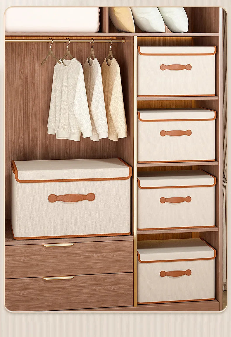 Faltbare Aufbewahrungsbox – Kationischer Stoff – Perfekt fürs Schlafzimmer