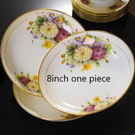 Feinporzellan Geschirr – Blumenmuster – Verschiedene Grössen