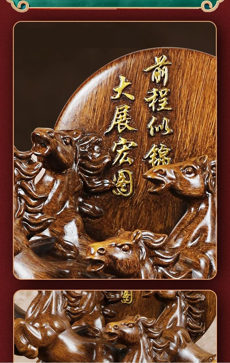 Feng Shui Harz Ornament – Pferde-Design – Tischdekoration