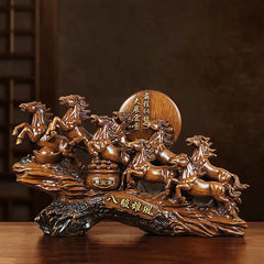 Feng Shui Harz Ornament – Pferde-Design – Tischdekoration