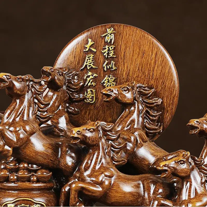 Feng Shui Harz Ornament – Pferde-Design – Tischdekoration