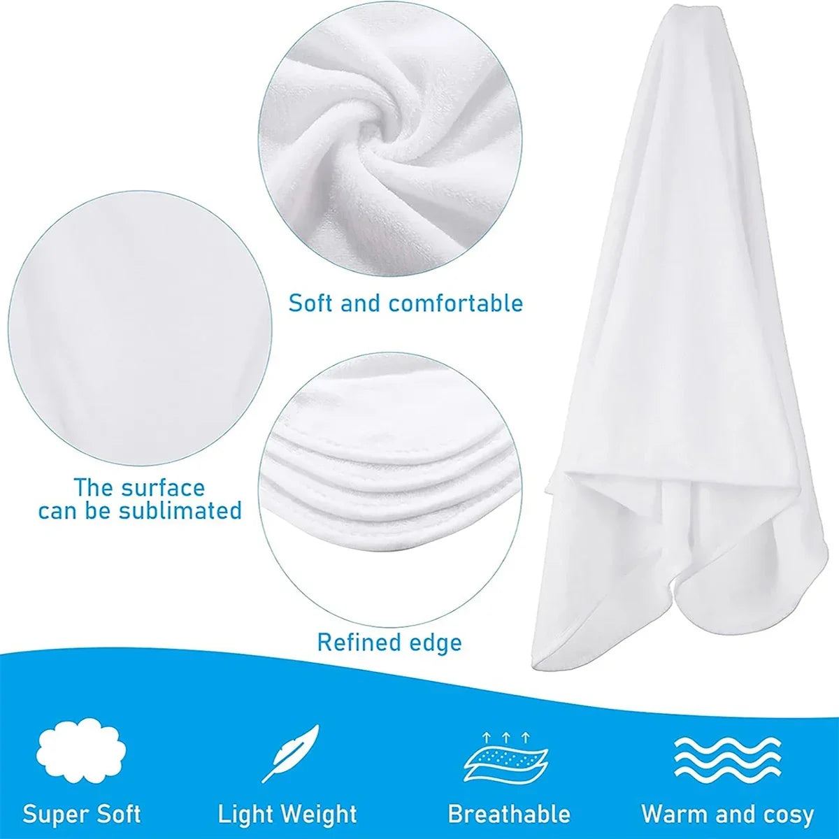 Flanell-Decke – Gemütliches Halloween-Design – Verschiedene Grössen