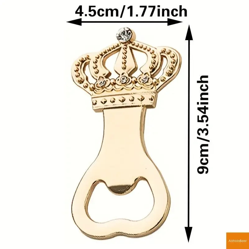 Flaschenöffner Gold Pistolenform – Hochzeitsgeschenk 12x6x2 cm