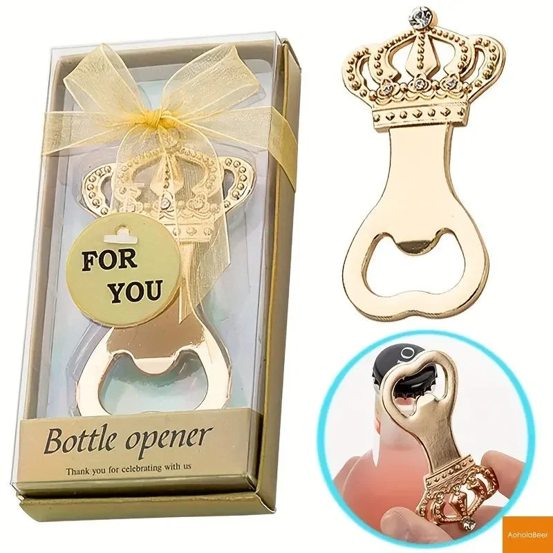 Flaschenöffner Gold Pistolenform – Hochzeitsgeschenk 12x6x2 cm