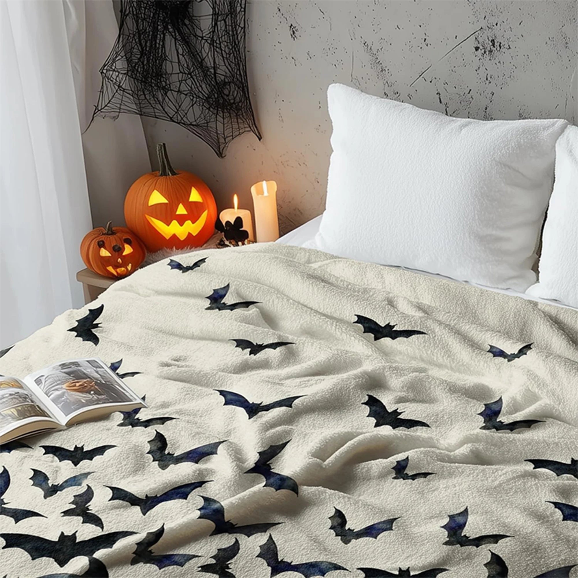 Fledermausdecke – Flanellfleece – 200x150cm