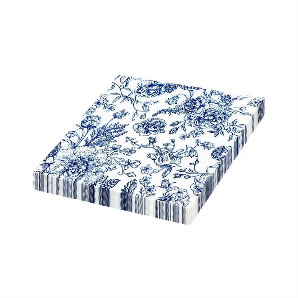 Florale Cocktail-Servietten – Frühlingsblumen – Hochzeiten/Partys