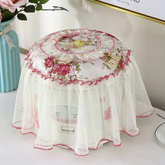 Florale Fritteusen-Abdeckung – Spitze, Staubschutz