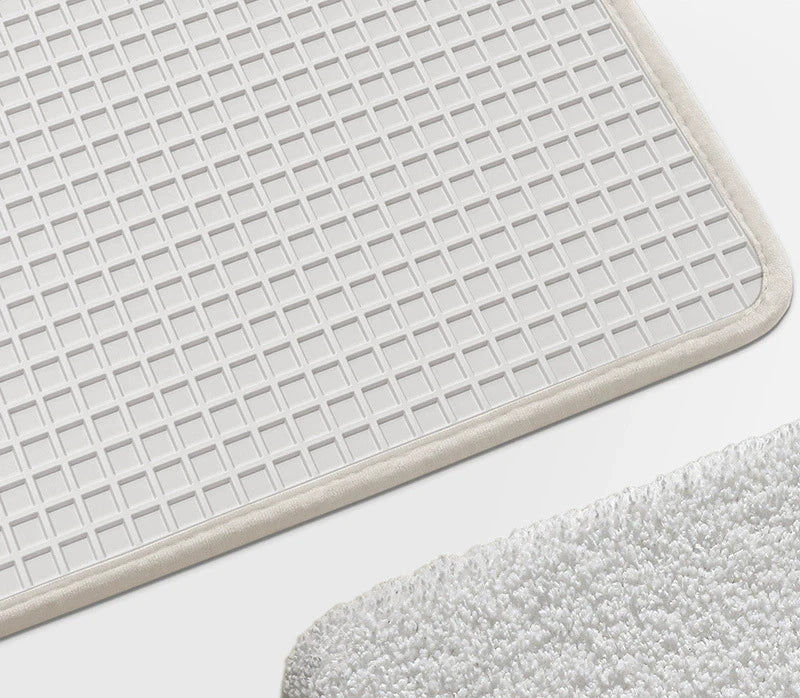 Floraler Badteppich – Geometrisches Design – 50x80 cm