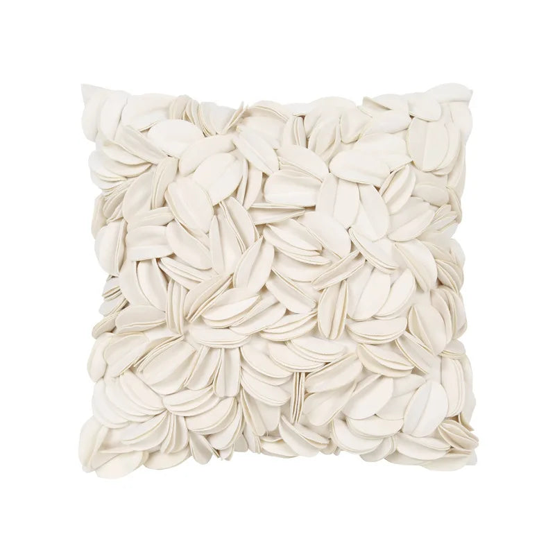 Florales Kissenbezug aus Samt – Handgemachtes 3D Design – Sofa/Bett