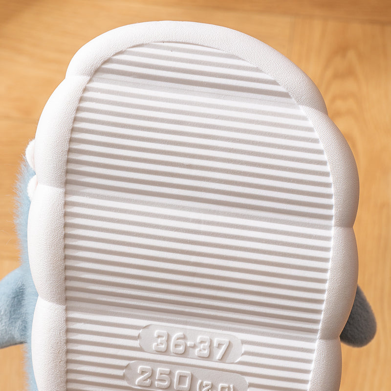 Fluffy Hausschuhe – Cartoon-Stil – Innenbereich