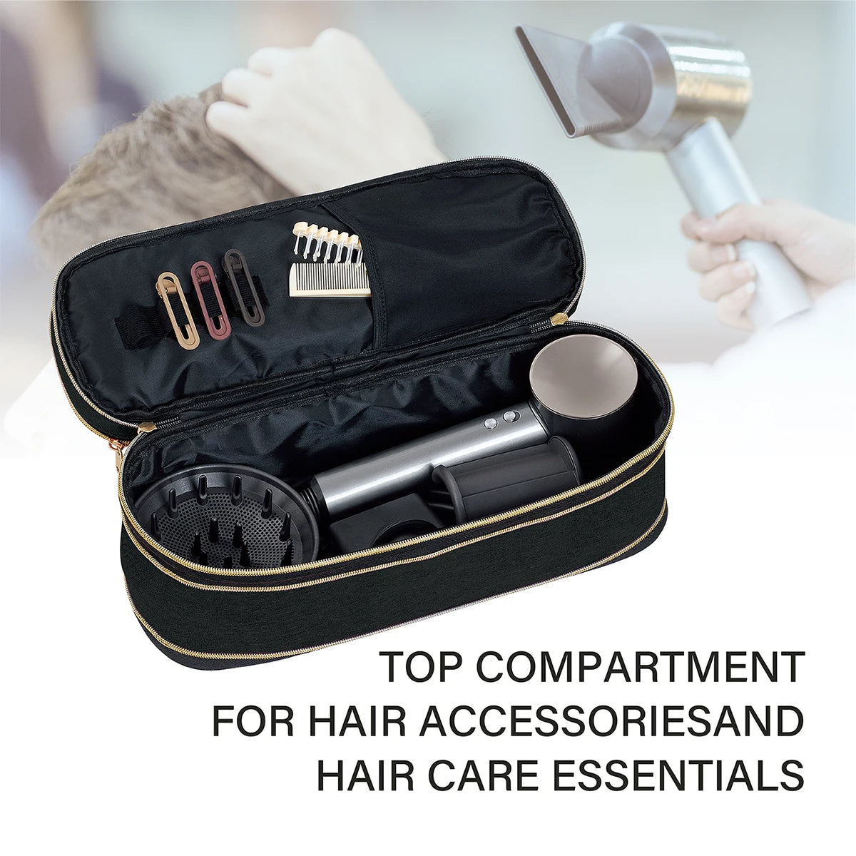 Föhraufbewahrungstasche – Polyester Form – Schlanke Reise